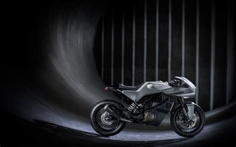 Download wallpapers Cafe Racer, 2017 bikes, Husqvarna Vitpilen 401 Aero ...