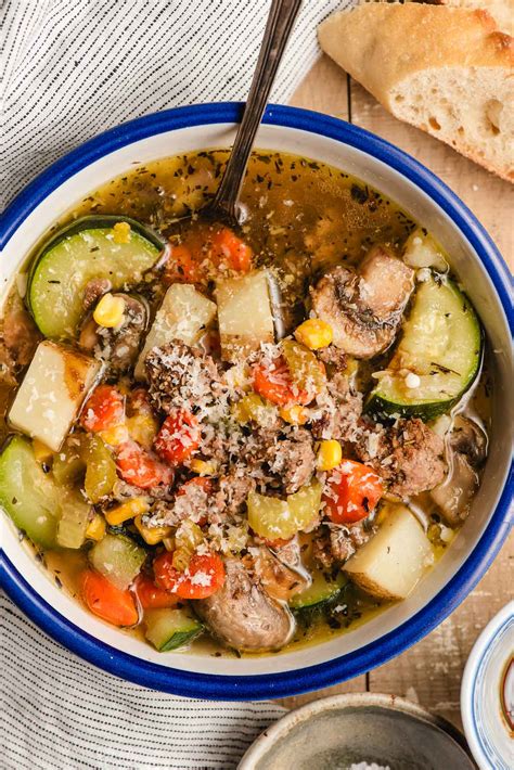 recipes for soup with ground beef