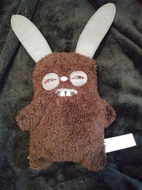 FUGGLER SNUGGLER BROWN Rabbid Rabbit With Human-Like Teeth Plush Toy 9 ...