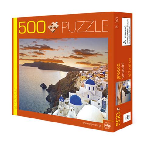 Puzzle 500 pieces Santorini 2 - Santorini.net E-shop