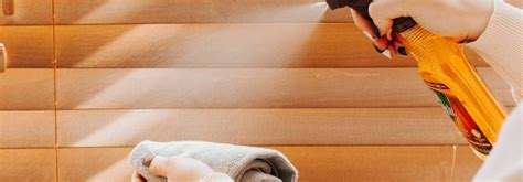 how to clean wooden blinds