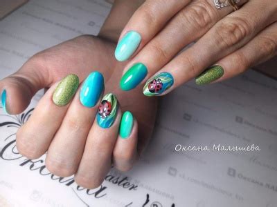 Летний маникюр - фото ногтей