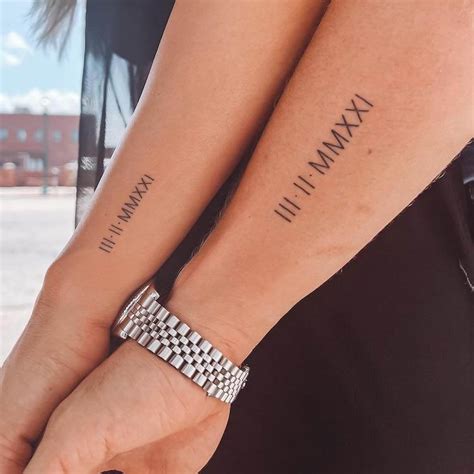 Roman Numeral Tattoo Ideas for Women - Mom's Got the Stuff