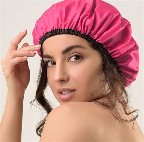 Шапочка для душа, фуксия "Chic" - MAKEUP Bath Cap Fuchsia: купить по ...