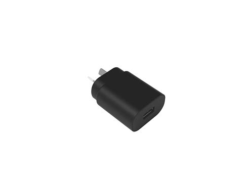 Australian 5W USB-A Apple Compatible Black Adapter
