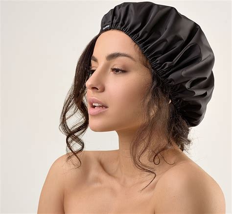 Шапочка для душа, чёрная "Chic" - MAKEUP Bath Cap Black: купить по ...