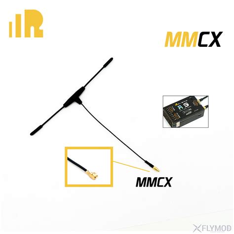 Антенна T-образная FrSky 900MHz с разъемом IPEX MHF4 / U.FL / MMCX ...