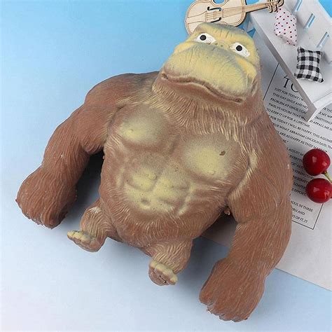 SOPTEC Stretch Gorilla Toy, Monkey Gorilla Stress Stretch Toy, Soft