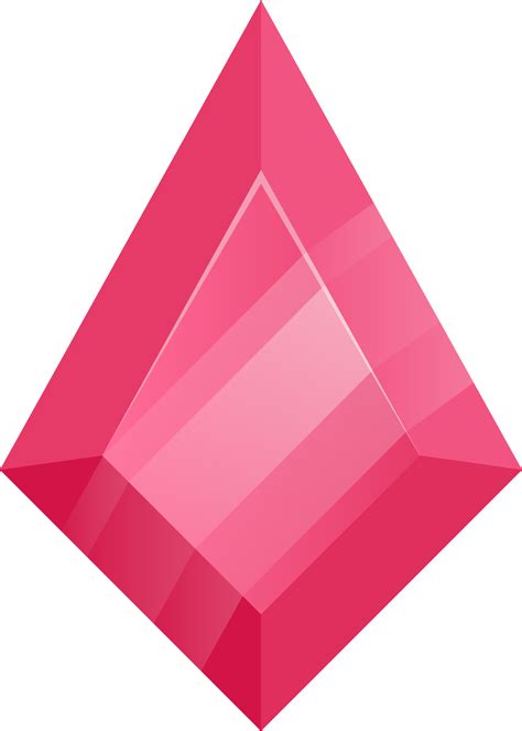 Red shiny diamonds cuts. Jewelry gems magic stone for interface design