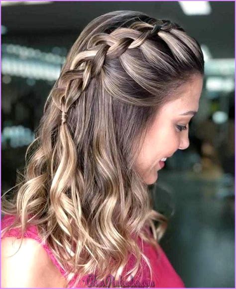 Penteados Para Formatura Com Trança - Penteados para a formatura - penteados com trança para a formatura ...