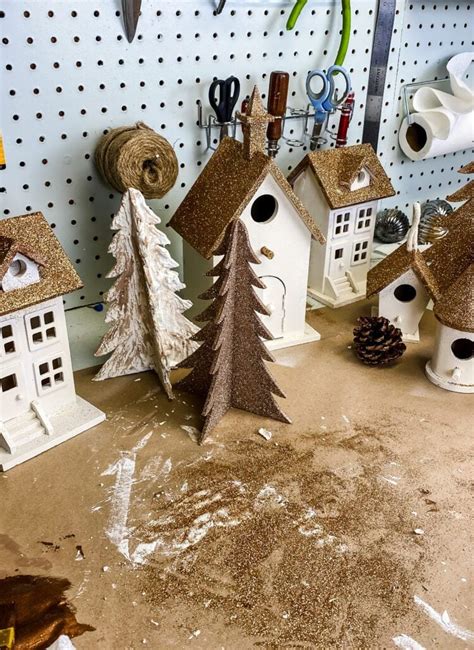 Easy DIY Christmas Village Houses: Budget-Friendly and Beautiful - Cottage On Bunker Hill