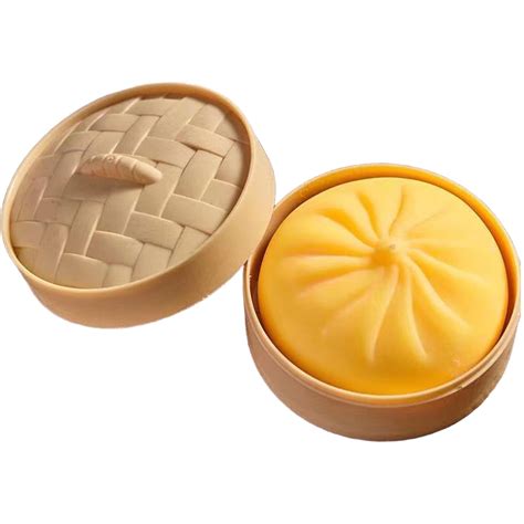 Squishy Dumplings Stress Ball Large Steamed Stuffed Dumpling Bun Hand