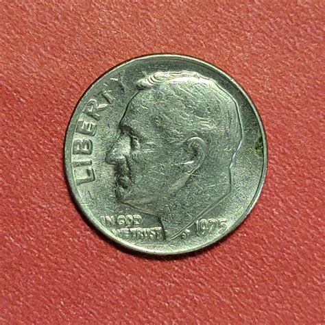 1975 Roosevelt Dime: are "D", "S", No mint mark worth money?