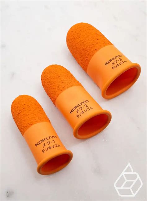 Thimbles for hand stitching leather in 3 sizes