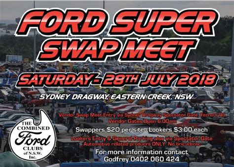 ford super swap meet  eastern creek nsw   cars