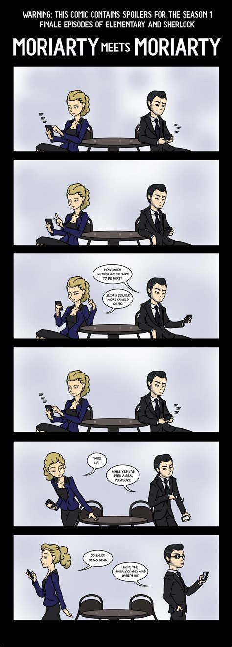 Elementary/Sherlock: Moriarty meets Moriarty by maryfgr23 on DeviantArt