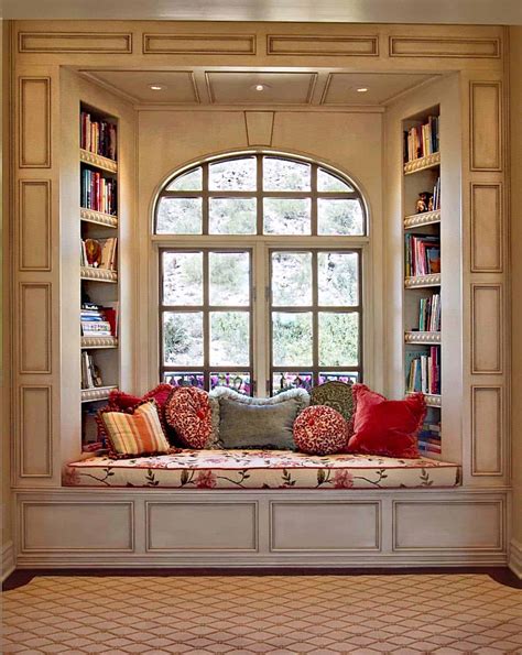 36 Fabulous home libraries showcasing window seats