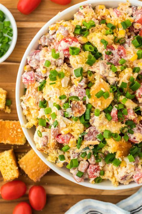 Cornbread Salad Recipe - blackpeoplesrecipes.com