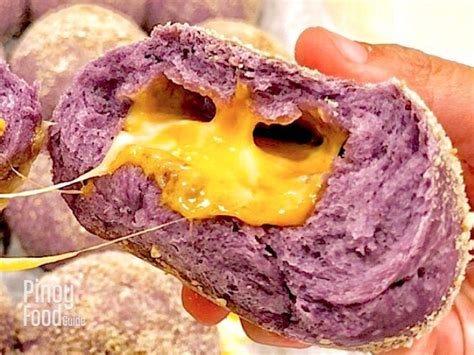 Fluffy Ube Pandesal With Cheese Recipe | Pinoy Food Guide