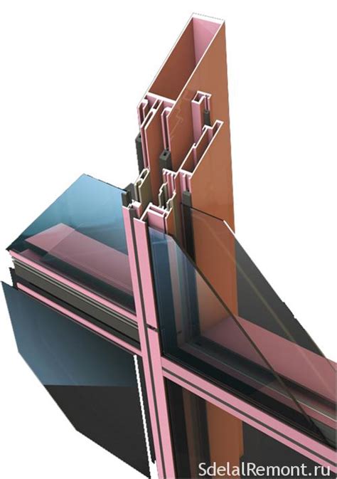 How to perform external glazing made of aluminum profile