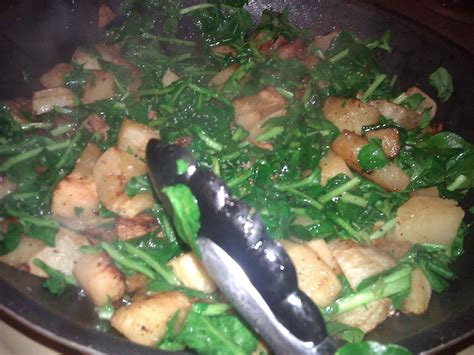i just wanna grow: Creasy Greens, love them! Can substitue for spinach.