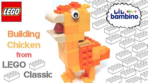 Как сделать ЦЫПЛЕНКА из ЛЕГО классик?! LEGO Classic 10715. Лего ...
