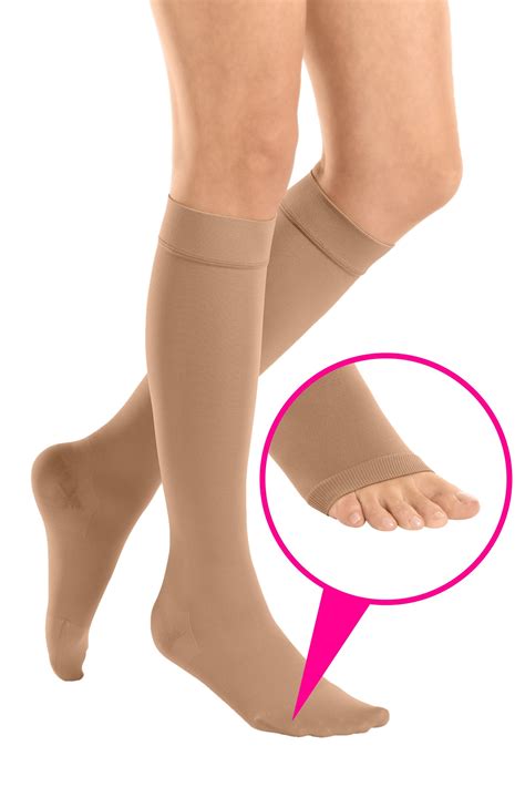 duomed® smooth calf open toe - Медицинские компрессионные гольфы с ...