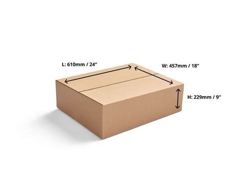610 x 457 x 229mm Double Wall Cardboard Boxes