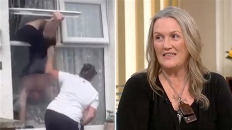 Woman in viral ‘topless’ climbing-through-window video breaks silence ...