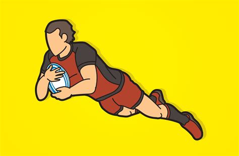 Cartoon Rugby Players Action Male Player 9725223 Vector Art at Vecteezy