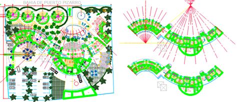 tourist complex dwg file