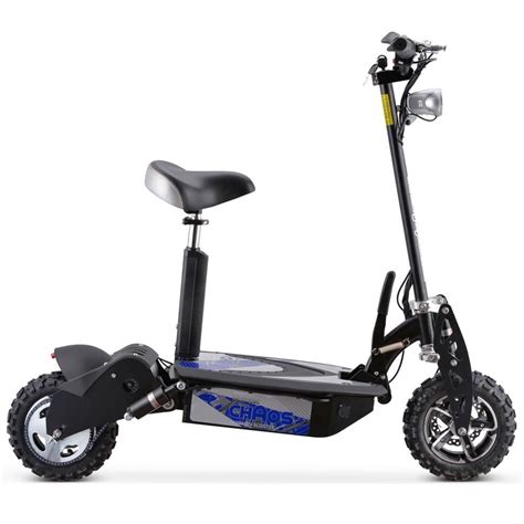 MotoTec Chaos Electric Scooter Adult Fast 32mph Offroad Foldable Black ...