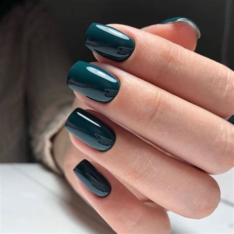 Маникюр зима 2019-2020: тренды - фото - новости | Square nails, Short ...