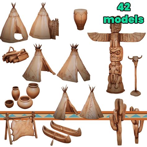Native American Village Layout