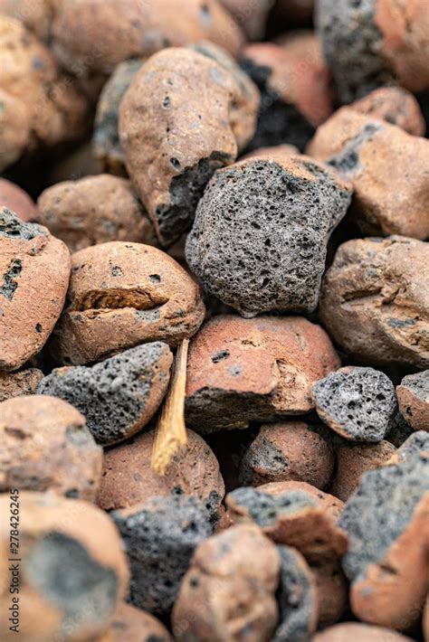 expanded clay  pile  expanded clay texture  expanded clay stock