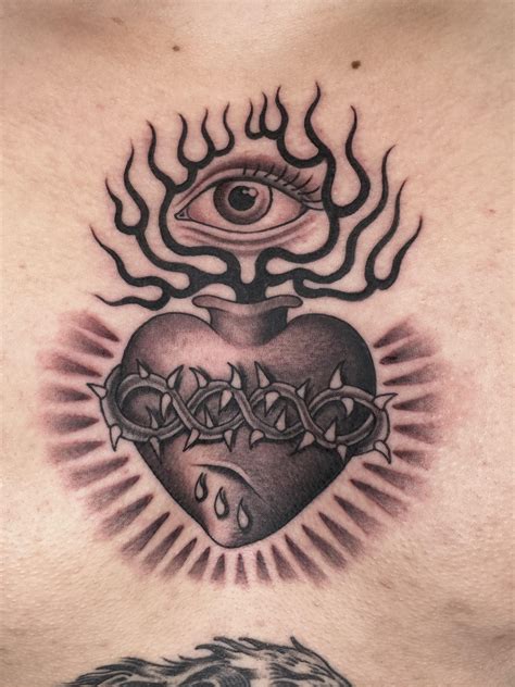 Couple Inside Heart Tattoo