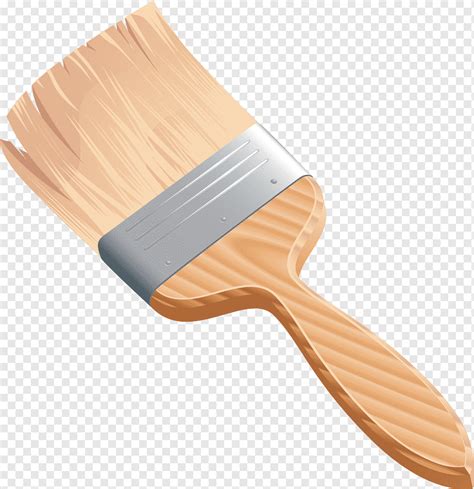 붓, 페인트, 로고, 목재, 로열티가없는 png | PNGWing