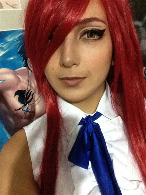 Erza Scarlet cosplay makeup | Erza scarlet cosplay, Anime inspired