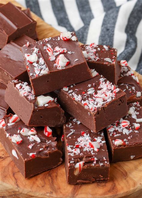 Peppermint Fudge - Barefeet in the Kitchen
