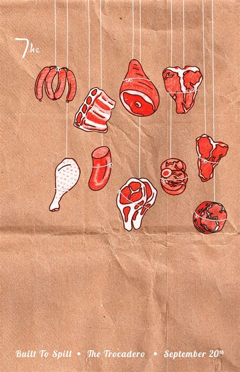 A poster for the Meat Puppets I made a while ago... | Meat art, Meat