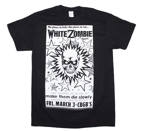 White Zombie White Zombie Cbgb Poster T-Shirt