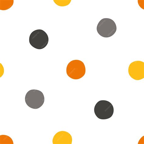 Premium Vector | Seamless pattern with colorful hand drawn spots