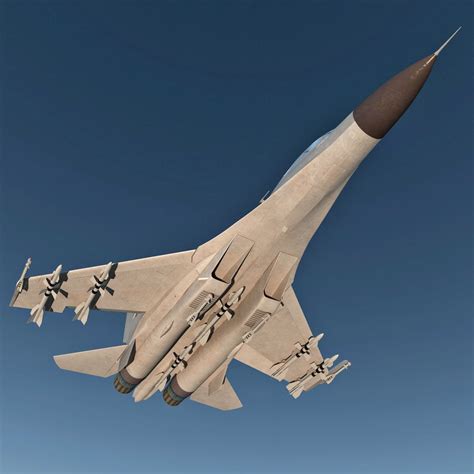 러시아 전투기 Sukhoi Su-30 2 3D 모델 $249 - .3ds .c4d .lwo .ma .obj .max - Free3D