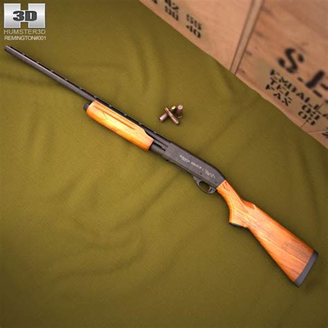 Remington Model 870 3D model - Download Shotgun on 3DModels.org