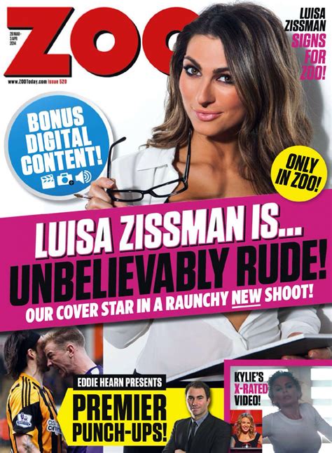 LUISA ZISSMAN in Zoo Magazine, 3rd April 2014 Issue - HawtCelebs