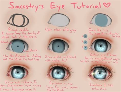 Как и чем рисовать глаза кукле | Eye tutorial, Art tutorials, Digital ...