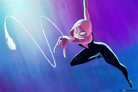 Spider-Gwen de Spider-Man: Across the Spider-Verse 4K descarga de fondo