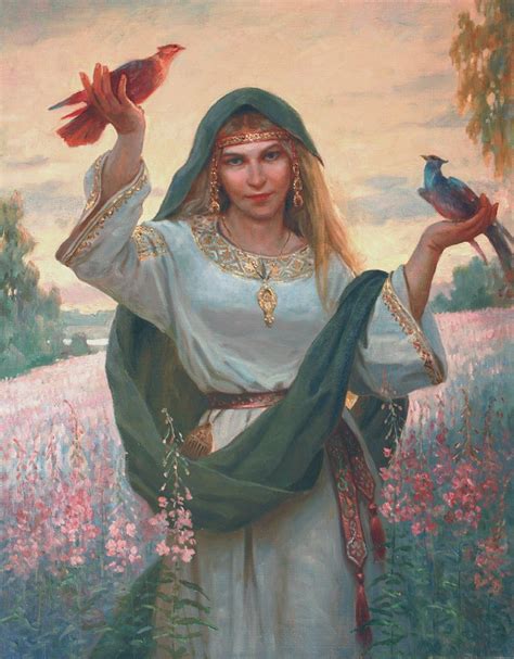 Russian Folklore — ‘Bereginya’ by Andrei Shishkin. Bereginya...