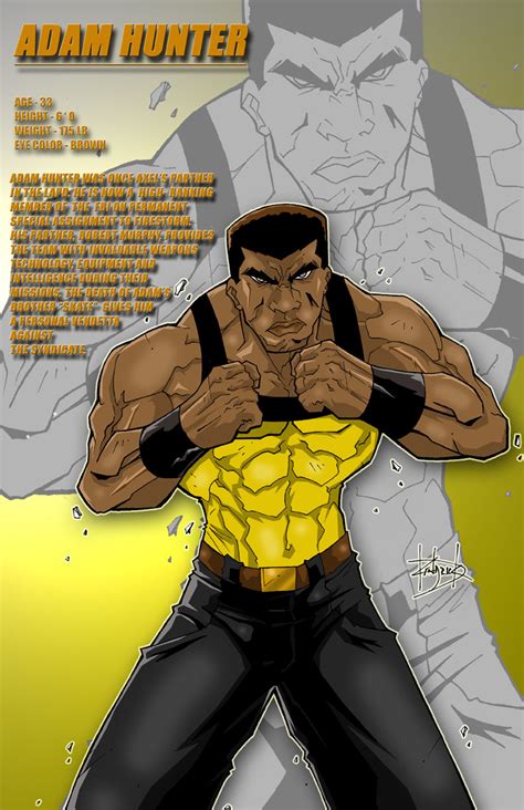 STREETS OF RAGE ADAM HUNTER by DamageArts on DeviantArt
