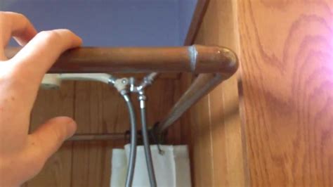 Diy Copper Shower Curtain Rod For Clawfoot Tub Make Your Own You